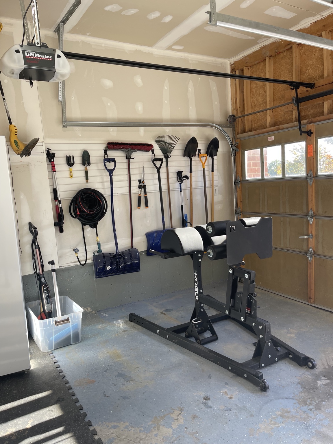 Garage after organizing